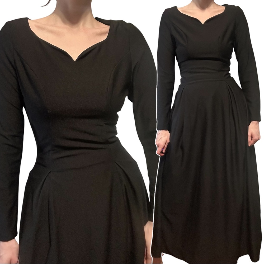 Southeastern Chantress Dress Black Performance Dance Wear Costume Cosplay Choir